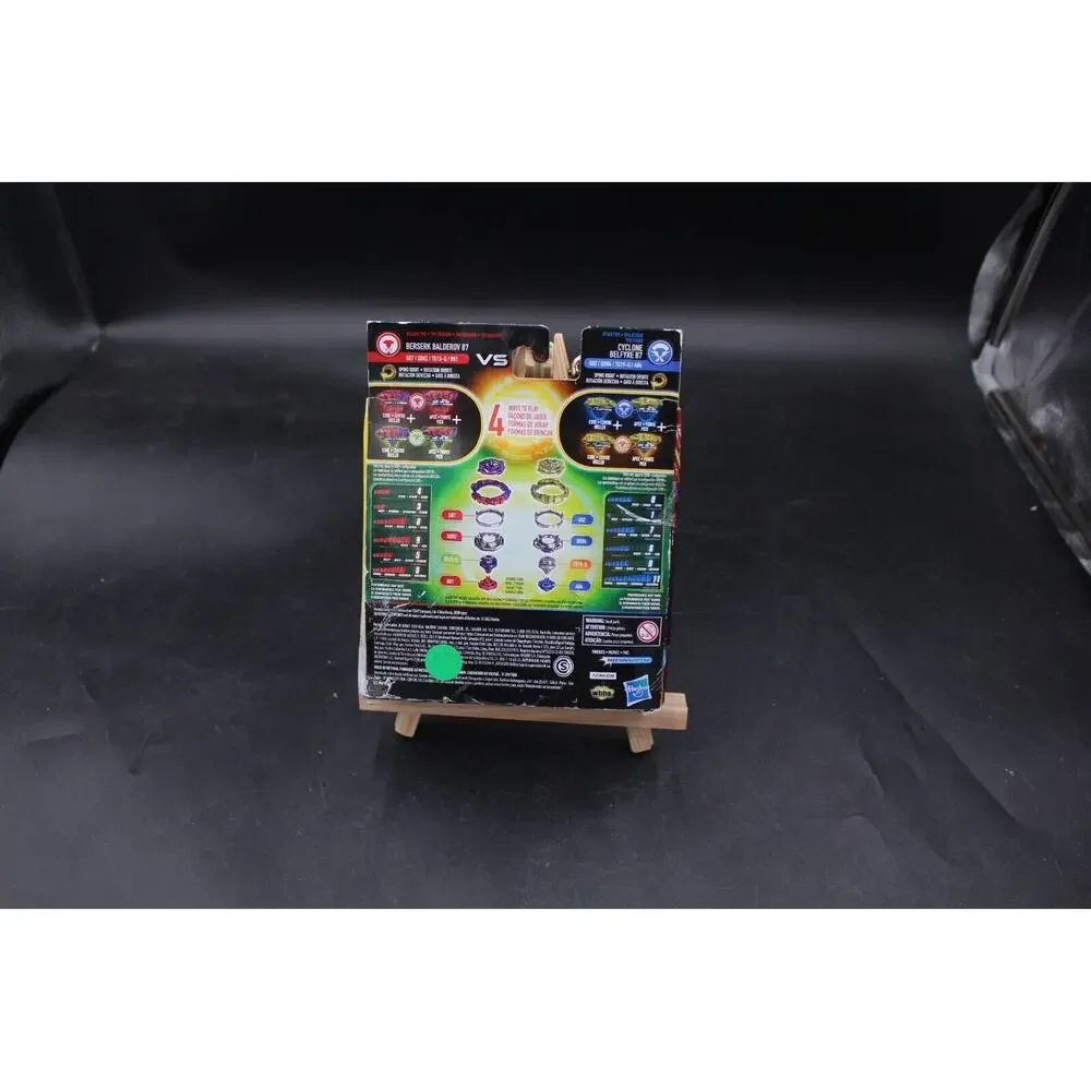 Hasbro Beyblade Berserk Balderov B7 and Cyclone Belfyre B7 Tops New